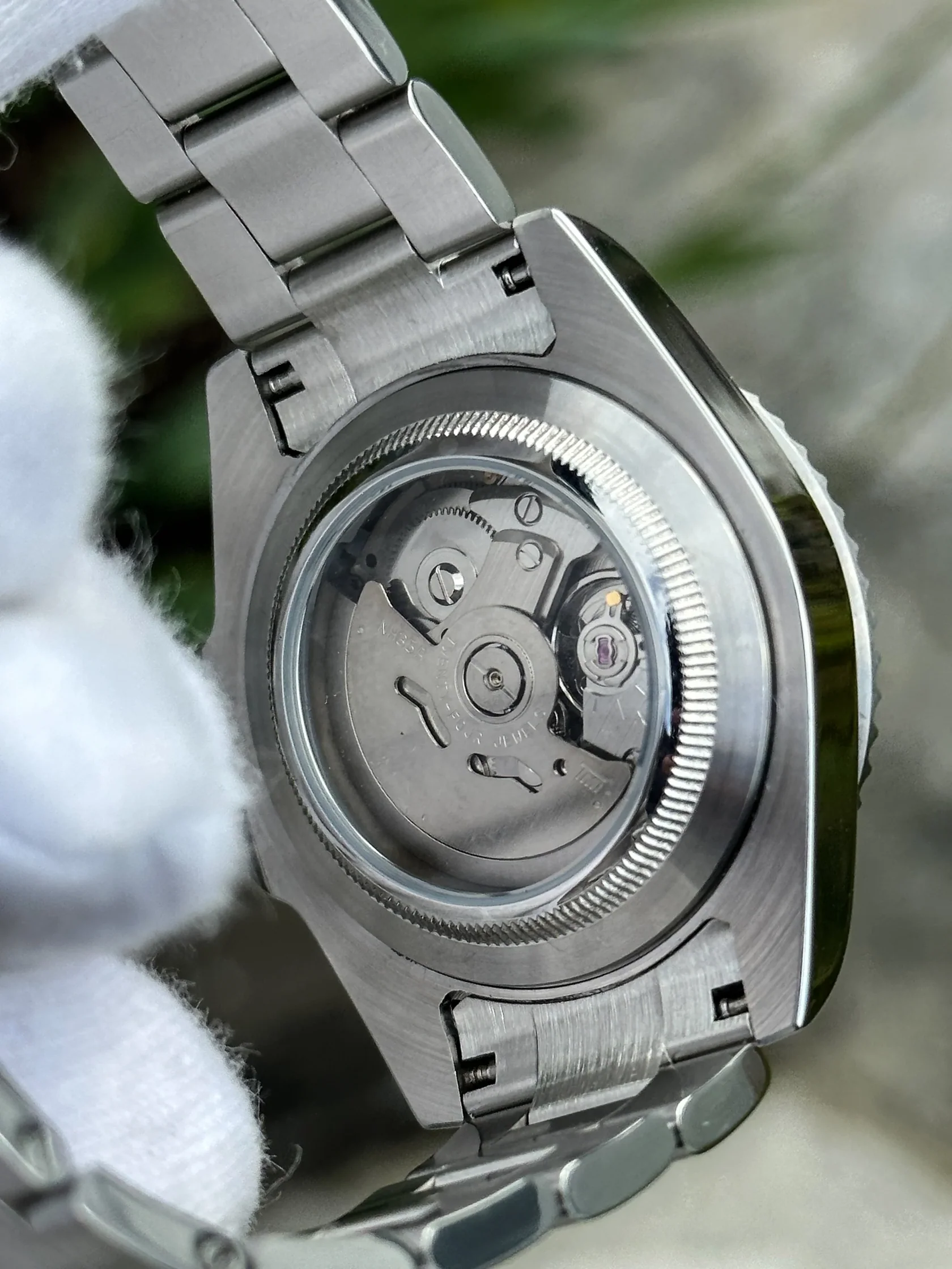 Mod Yachtmaster Blue Grey 40mm - Custom Automatic Watch | NH35 - Image 2