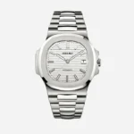 Seiko Mod Nautilus White 40mm - Custom Automatic Watch | NH35
